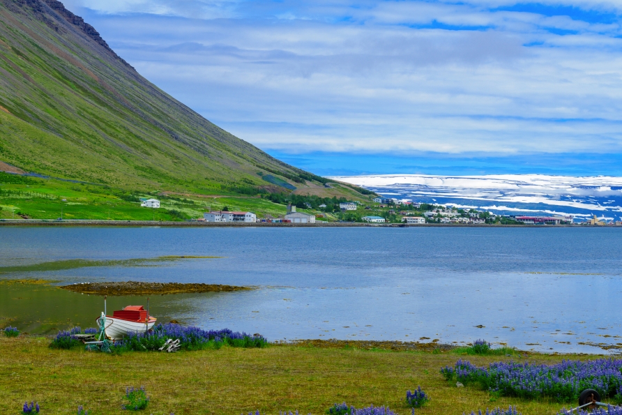 Blick auf Ísafjörður