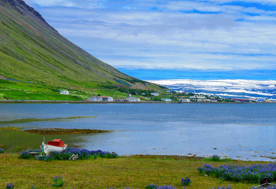 Blick auf Ísafjörður