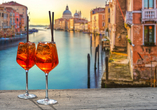 In Venedig haben Sie freie Zeit, die Sie in vollen Zügen genießen können.
