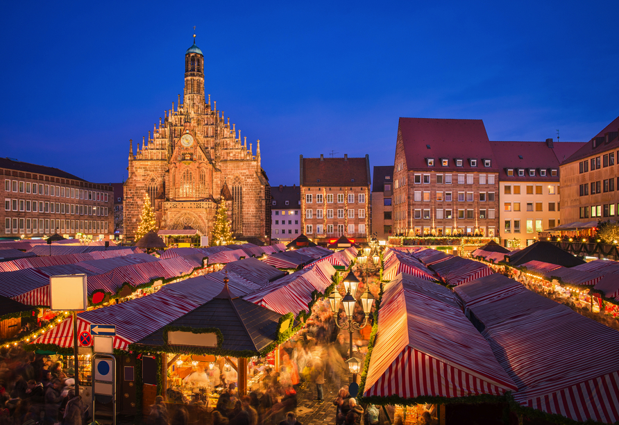 Willkommen am Christkindlesmarkt in in Nürnberg!