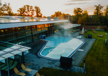 Erholung pur und einmalige Wellnessmomente erwarten Sie in der Spreewald Therme.