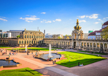 Der imposante Zwinger in Dresden.