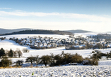 Der Spessart im Winter bietet jede Menge wunderbare Panoramaausblicke.