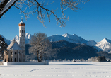 Entdecken Sie die Winterlandschaft bei Füssen.