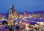 Der Christkindlesmarkt in Nürnberg gilt als einer der ältesten und schönsten Weihnachtsmärkte in ganz Deutschland – überzeugen Sie sich selbst.