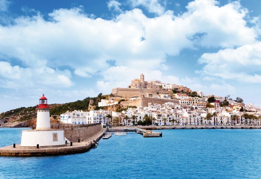 Ibiza-Stadt auf der gleichnamigen Insel Ibiza