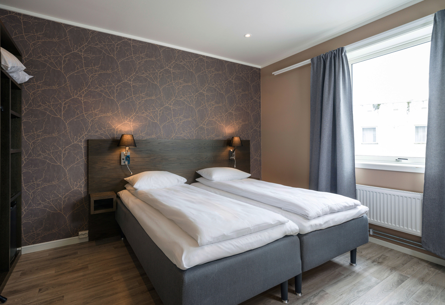 Beispiel für ein Doppelzimmer im Comfort Hotel Finnsnes