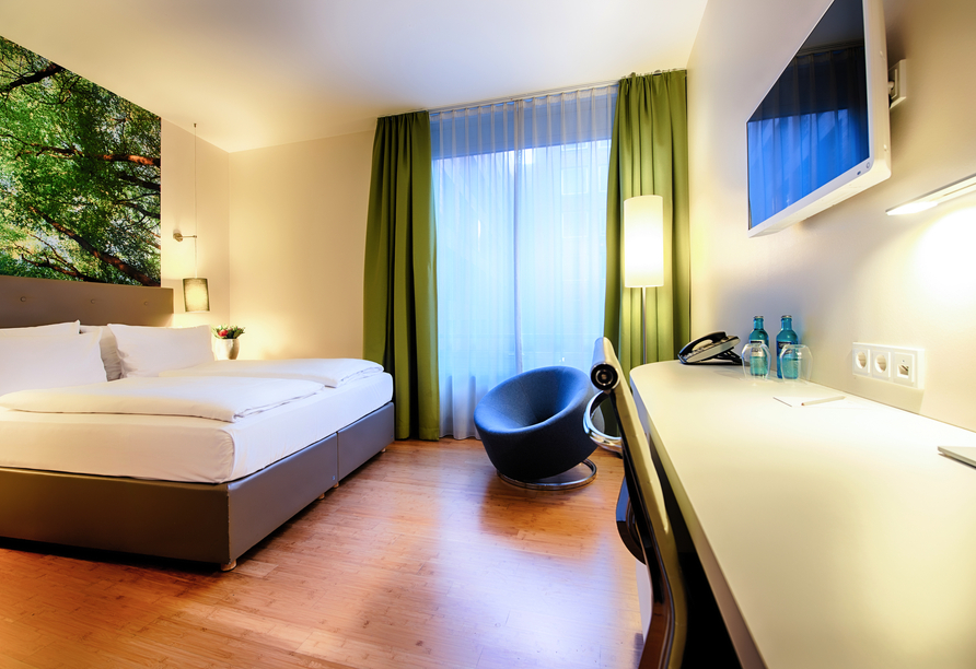 Beispiel eines Doppelzimmers im ACHAT Hotel Bremen City 