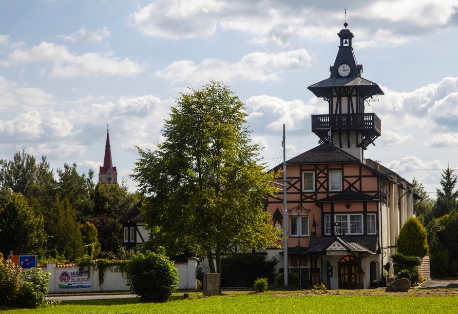 Auch im Winter ist Marienbad ein herrlicher Urlaubsort! 