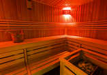 Entspannen Sie in der Sauna des Hotels Baltic Inn.