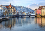 Besuchen Sie das winterliche Luzern – die wohl schönste Stadt der Schweiz.