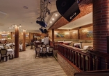 Das einladende Restaurant des Hotels.