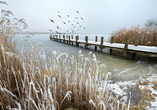 Die idyllische Seenlandschaft ist auch im Winter ein Traum.