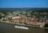 Blick auf Caudebec-en-Caux