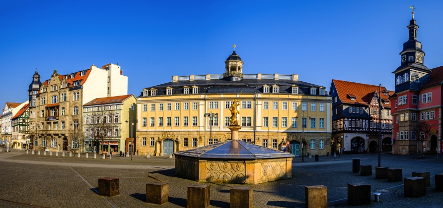 Die Altstadt von Eisenach ist bei Besuchern sehr beliebt.