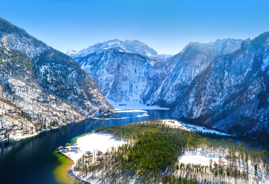 Der majestätische Königssee im Nationalpark Berchtesgaden – Ihr perfektes Ausflugsziel.