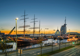In Bremerhaven startet und endet Ihre Kreuzfahrt.