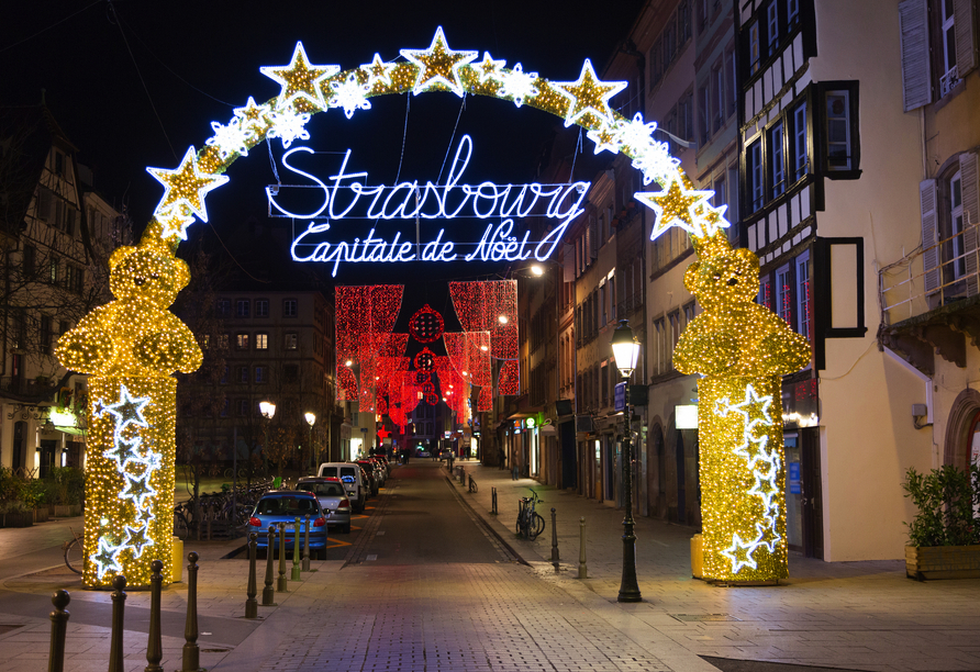 Freuen Sie sich auf die Weihnachtshauptstadt Europas: Straßburg.