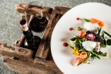 Das Auge isst bekanntlich mit – Die Gerichte im Sporthotel Obereggen werden kunstvoll angerichtet.