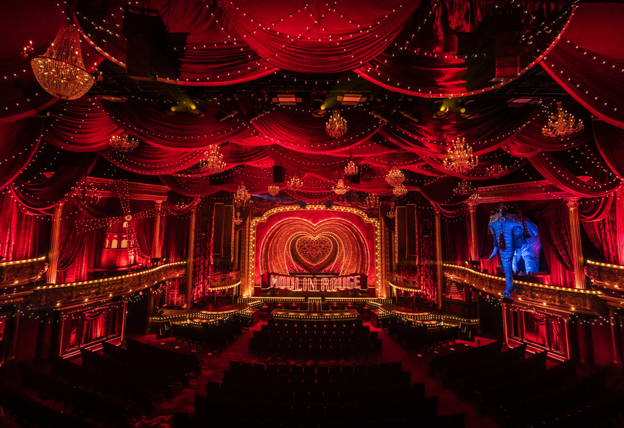 Ein prachtvolles Theaterambiente bildet den Rahmen für einen unvergesslichen Musicalabend.