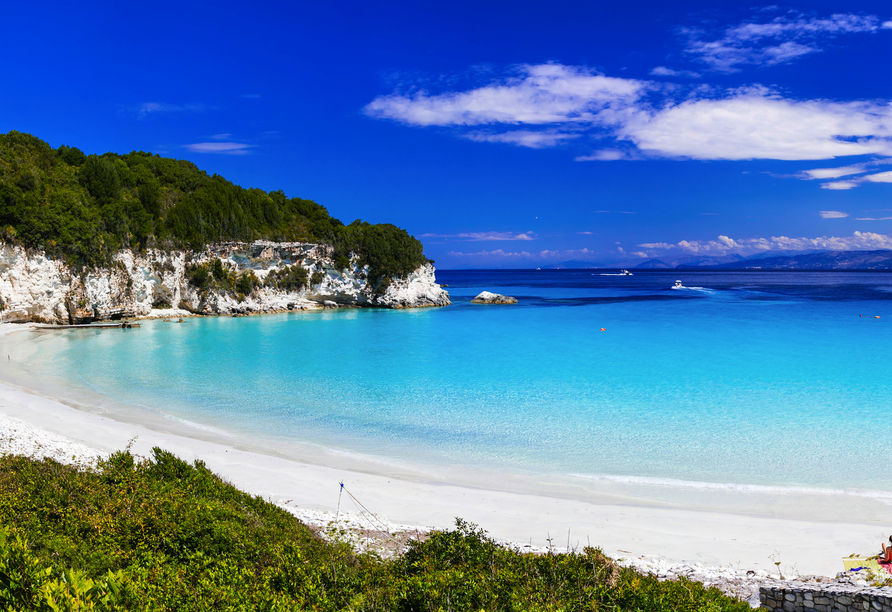 Antipaxos zählt mit seinen traumhaften Stränden zu den schönsten Inseln im Ionischen Meer.