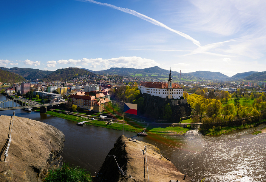 In Děčín befinden sich herrliche Naturpanoramen.