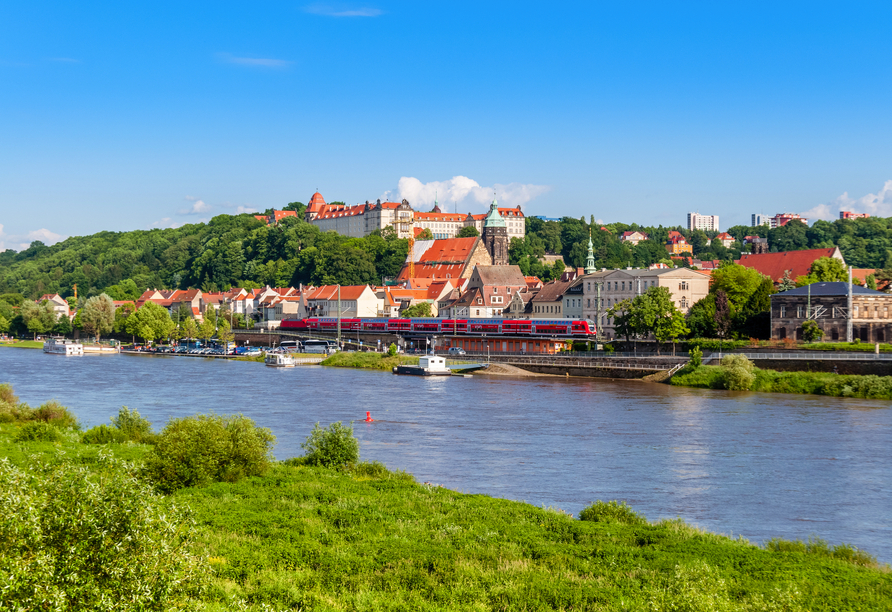 Die Altstadt Pirnas mit dem berühmten Canalettoblick ist das Highlight der Stadt.