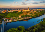 In Melnik fließen Donau und Elbe zusammen.