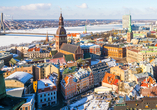 Willkommen in Riga – inmitten der winterlichen Kulisse!