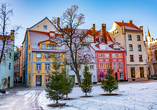 Die farbenfrohen Häuser in der Altstadt sind ein schönes Fotomotiv.