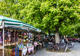 Der Viktualienmarkt im Herzen der Münchener Altstadt ist einen Besuch wert.