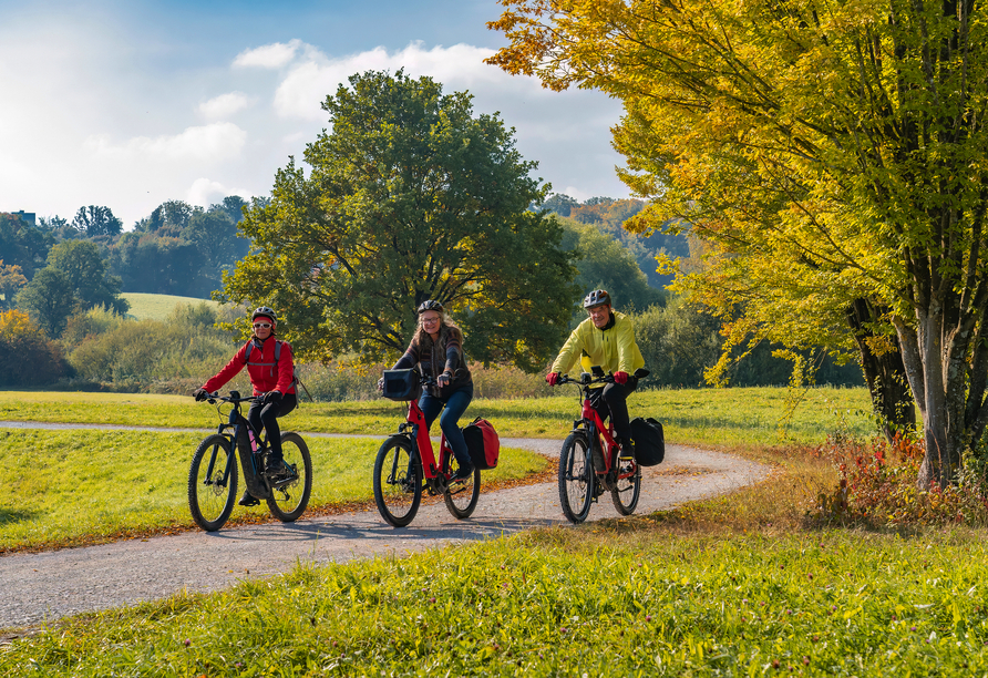 Erkunden Sie den Naturpark Spessart mit dem Fahrrad.