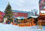 Der Weihnachtsmarkt in Riga ist einer der ältesten und traditionsreichsten Märkte in Europa.