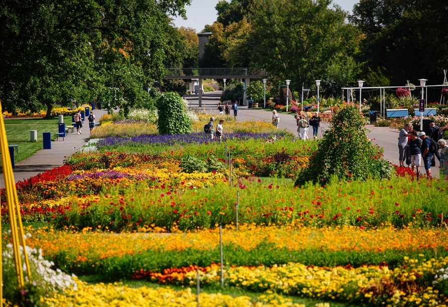 Auch der egapark ist einen Ausflug wert.