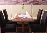 Das einladende Restaurant vom Baum´s Rheinhotel