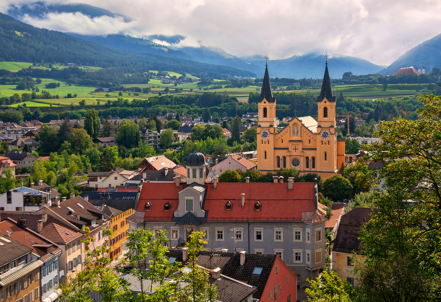 Blick auf Bruneck