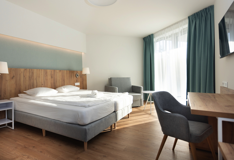 Beispiel eines Doppelzimmers im Pinea Resort