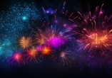 Ein funkelndes Feuerwerk sorgt für unvergessliche Silvestermomente.