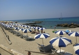 Am schönen Strand lassen Sie den Alltag hinter sich.