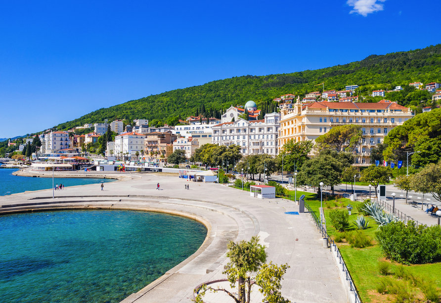 Opatija war ein angesagter Kurort im 19. Jahrhundert.