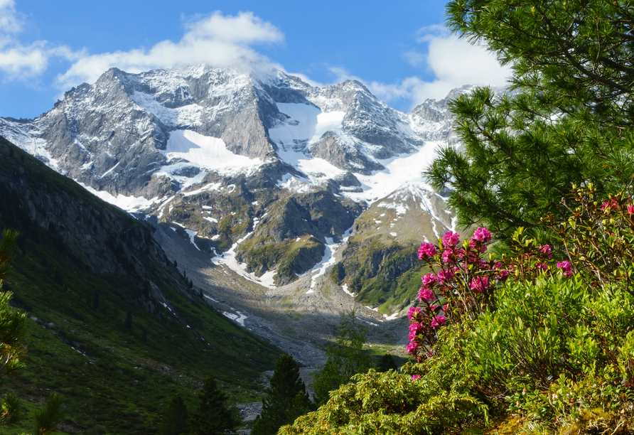 Eine Wanderung durch das Pitztal verspricht wundervolle Panoramaaussichten.