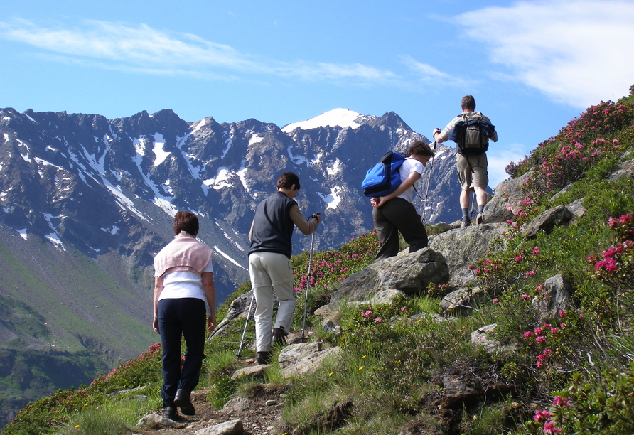 Freuen Sie sich auf einen Aufenthalt geprägt von Wanderungen und unvergesslichen Panoramen.