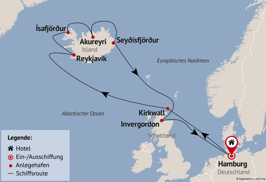 Ihre Reiseroute am 29.08.2025