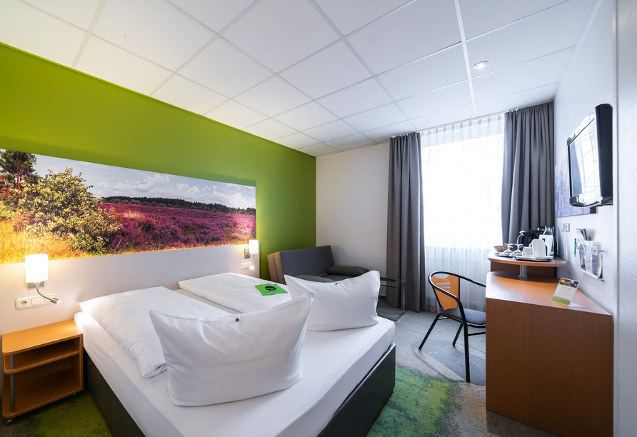 Beispiel eines Doppelzimmers im ANDERS Hotel Walsrode