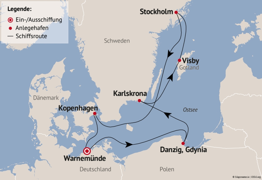 Ihre Reiseroute am 29.06.25