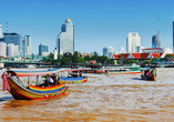 Optional: Freuen Sie sich auf eine Bootsfahrt durch die Khlongs, Thailands traditionelle Kanäle.