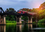 Die Eisenbahnbrücke über den Kwai erlangte durch den Film 