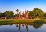 Sie besuchen den Historischen Park von Sukhothai, der zum UNESCO-Weltkulturerbe zählt.