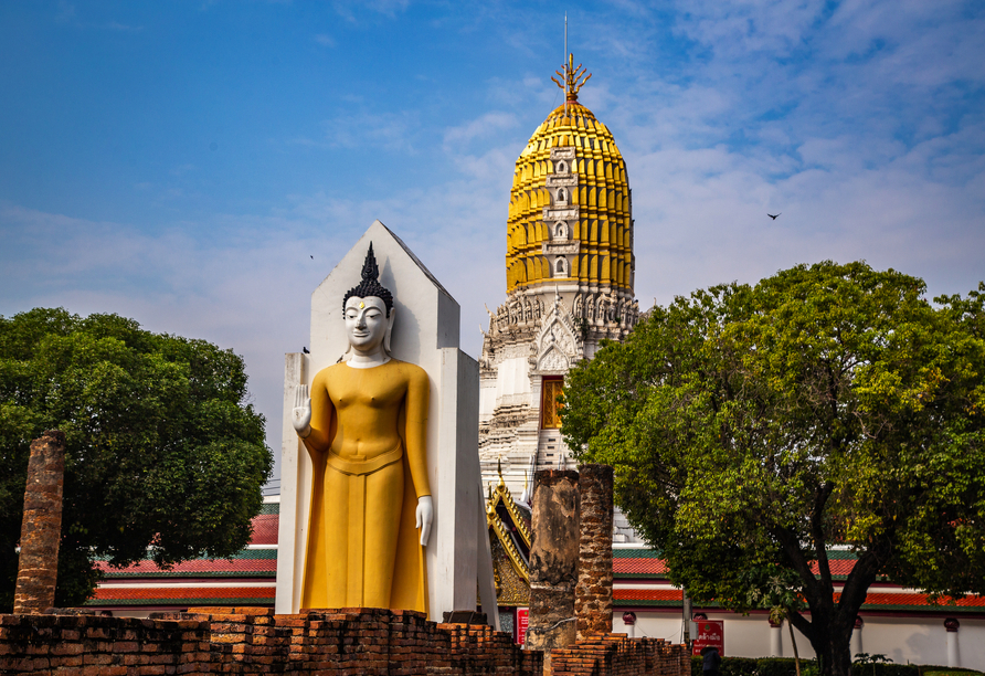 Die Geschichte des Tempels Wat Mahathat in Phitsanulok geht bis ins 14. Jahrhundert zurück.