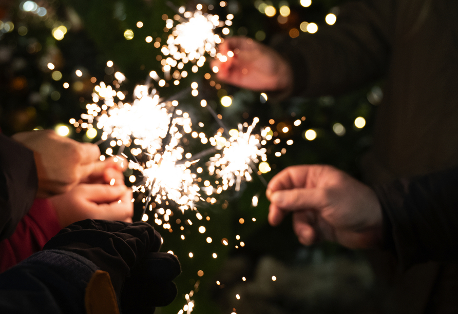 Wunderkerzen gehören an Silvester einfach dazu.